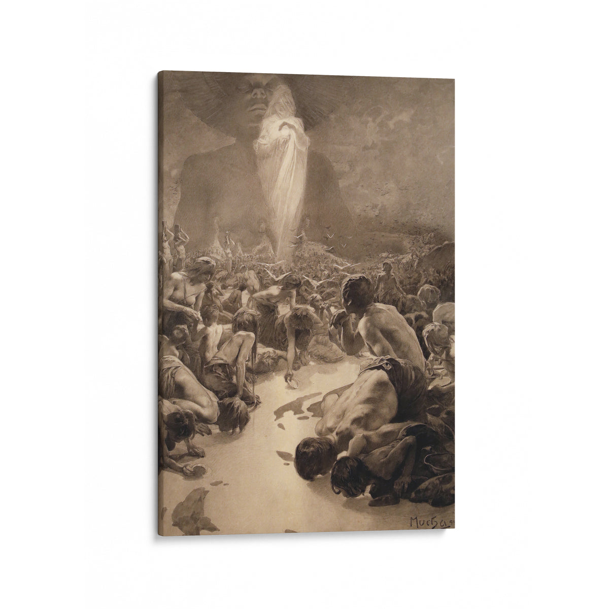 Le Pater: "Give Us This Day Our Daily Bread" | Alphonse Mucha | 1899