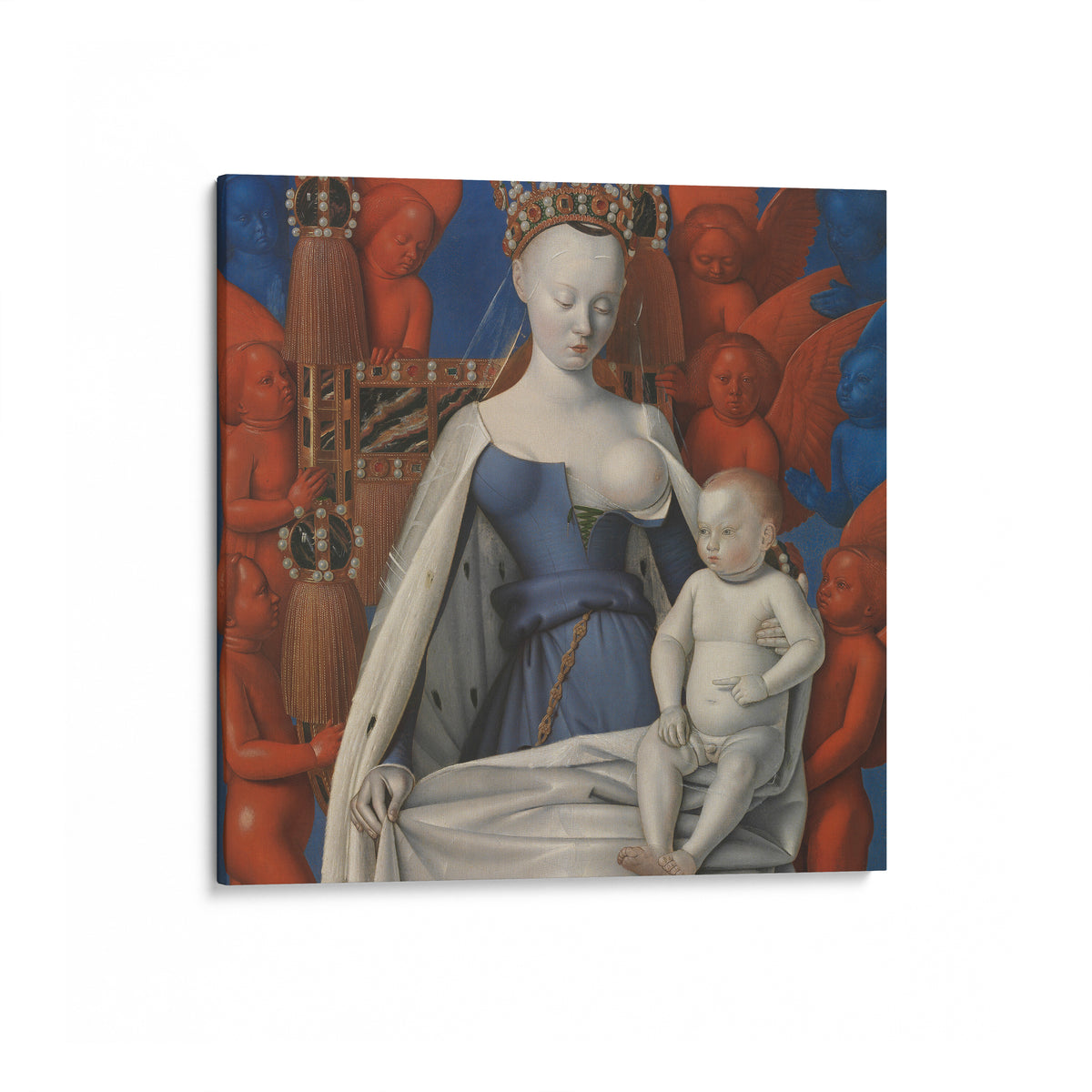 Madonna Surrounded by Seraphim and Cherubim | Jean Fouquet | c. 1455