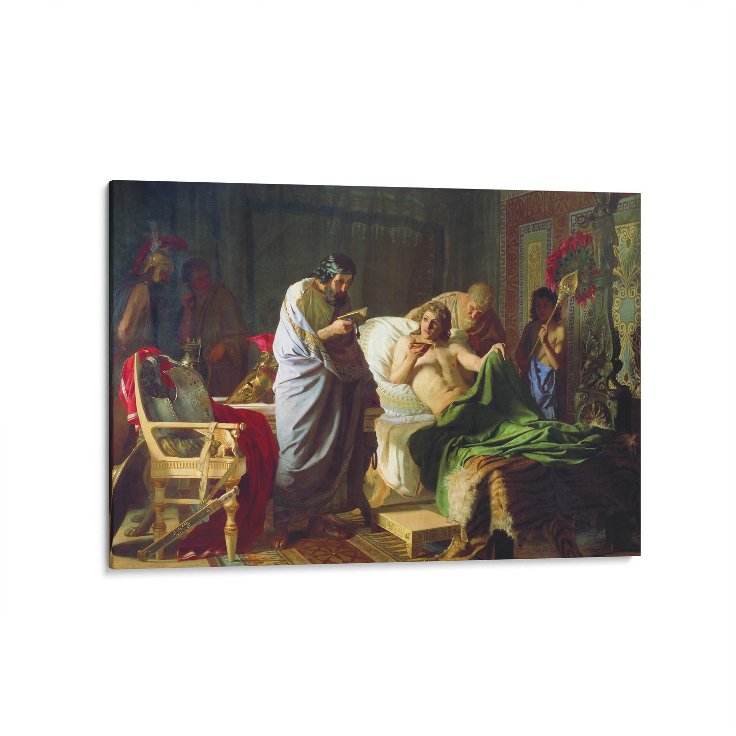 Alexander the Great and Physician Phillip of Arcarnania | Henryk Siemiradzki | 1870