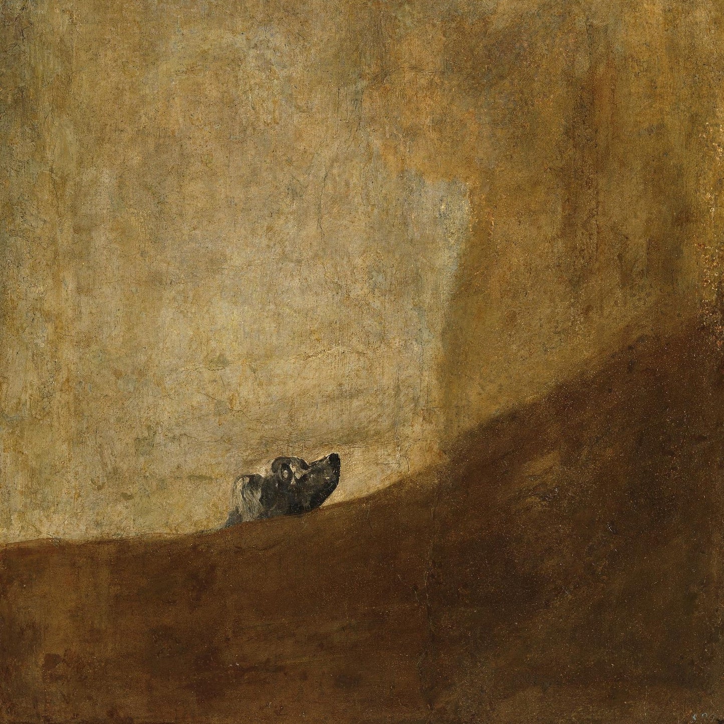 The Dog | Francisco Goya | 1819