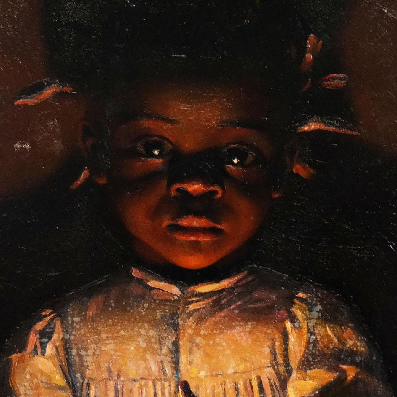 Girl with Candle | Elbridge Ayer Burbank | 1896