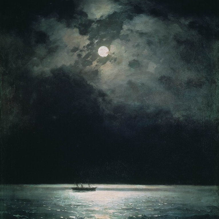 The Black Sea at Night | Ivan Aivazovsky | 1879