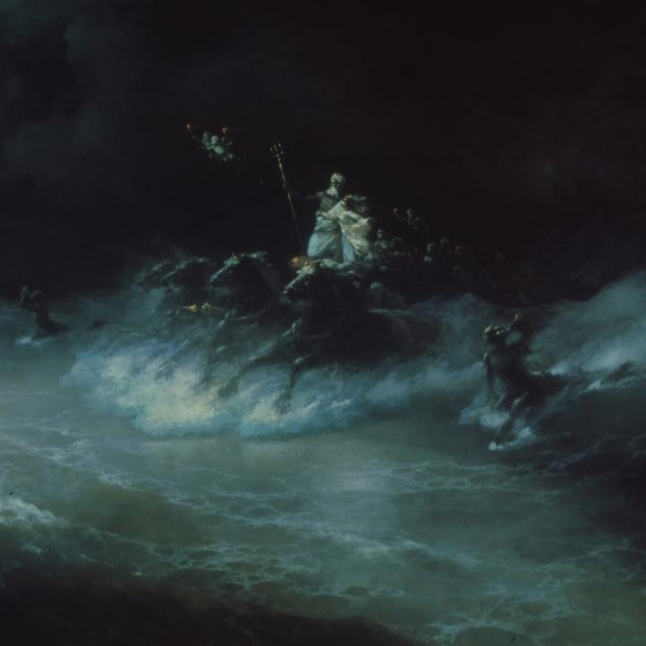 Travel of Poseidon by Sea | Ivan Aivazovsky | 1894