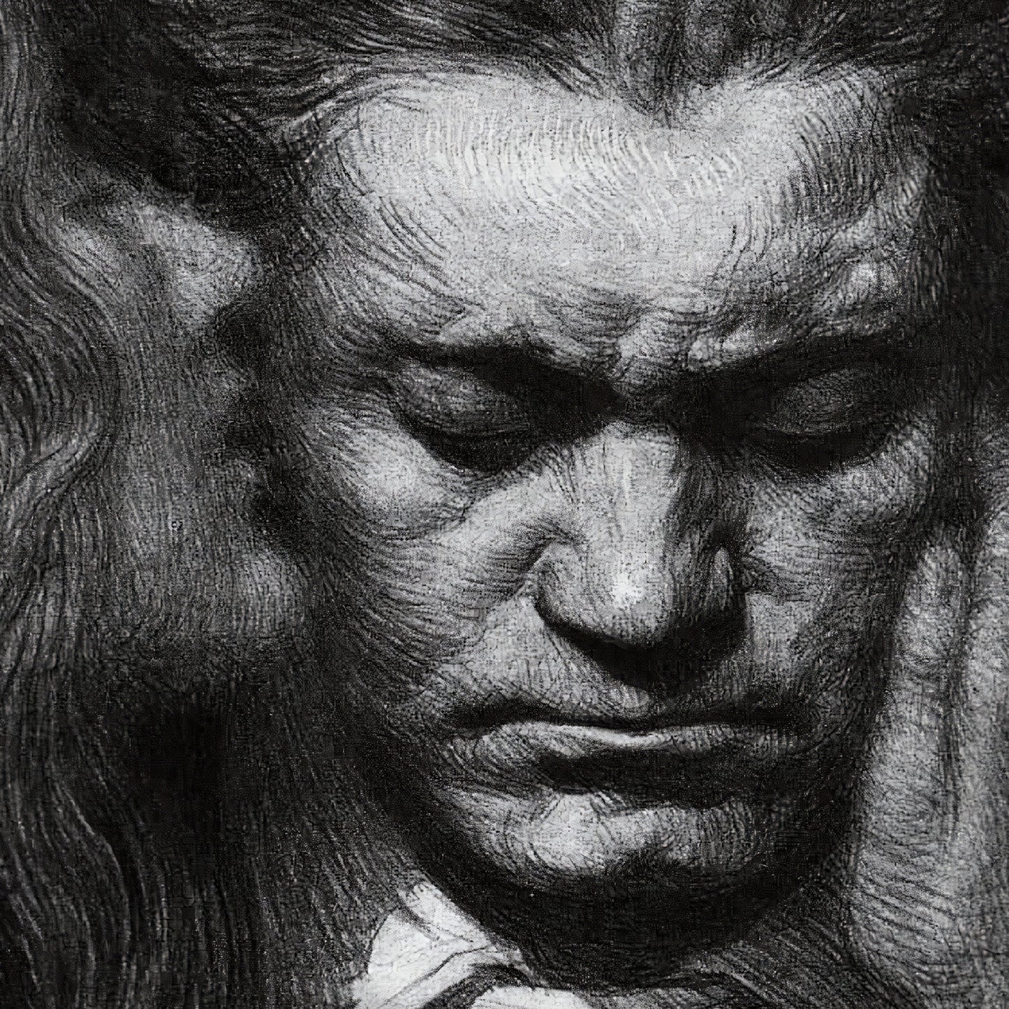 Beethoven Listening To A Muse | Ludovic Alleaume | 1928