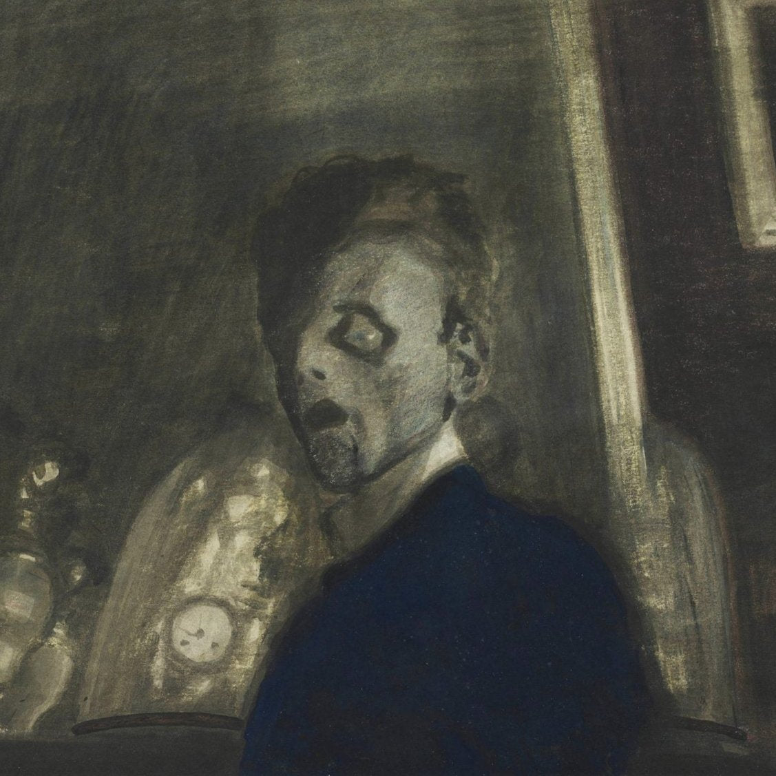 Self Portrait with Mirrors | Léon Spilliaert | 1908