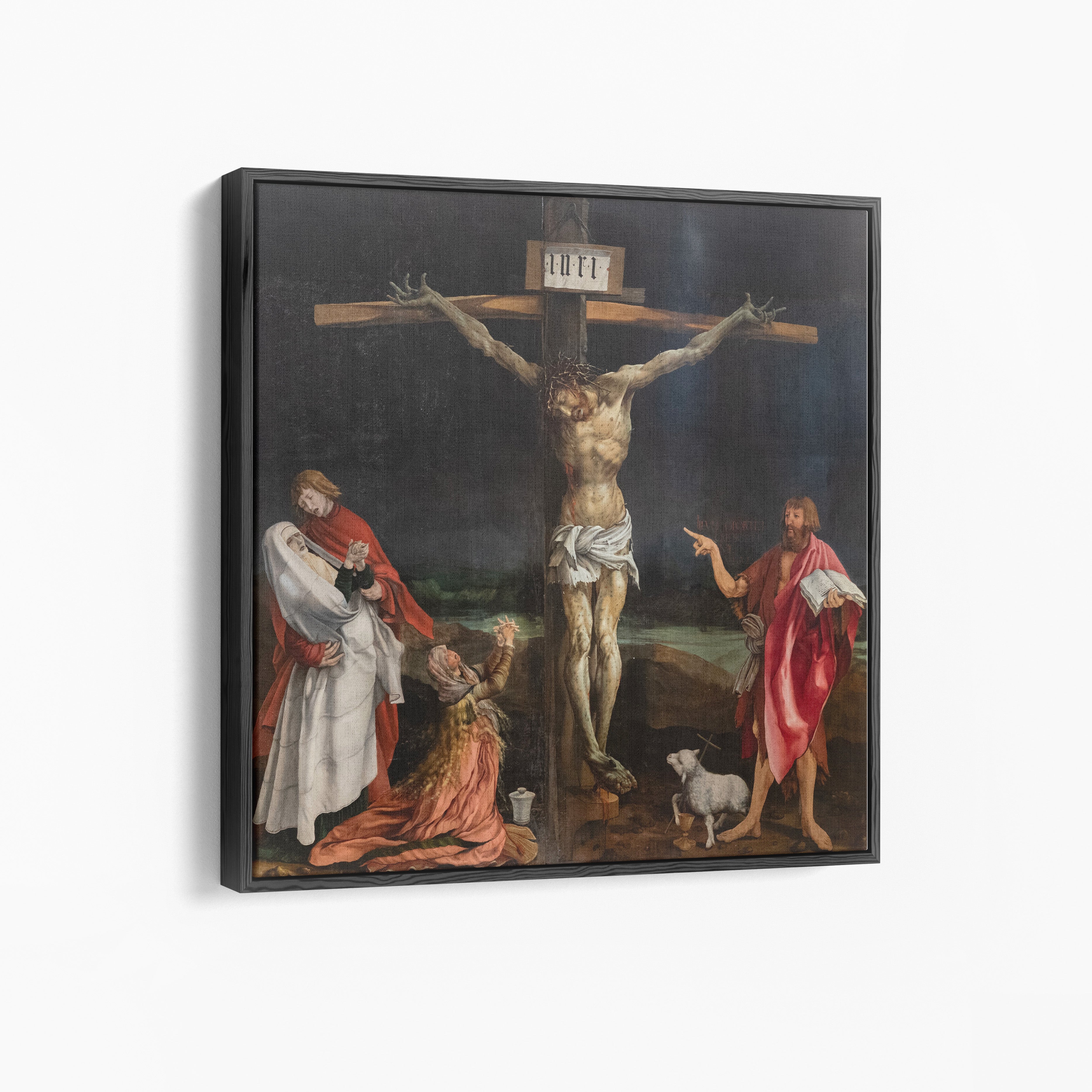 ハチ丸。　Crucifixion 12枚 Isenheim Altarpiece: The Crucifixion | Matthias Grünewald | c