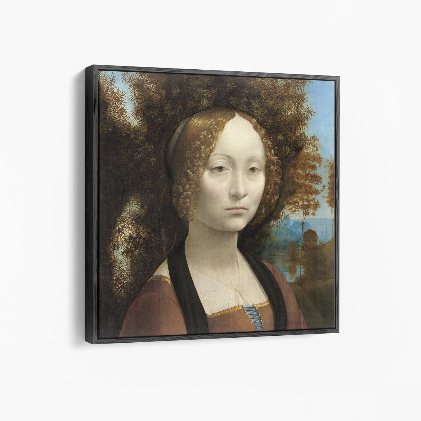 Portrait of Ginevra de' Benci | Leonardo da Vinci | c. 1474-78