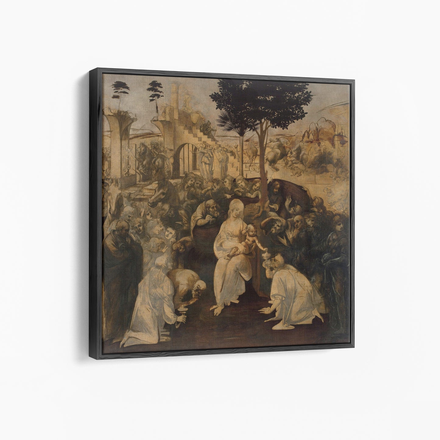 The Adoration of the Magi | Leonardo da Vinci | 1481