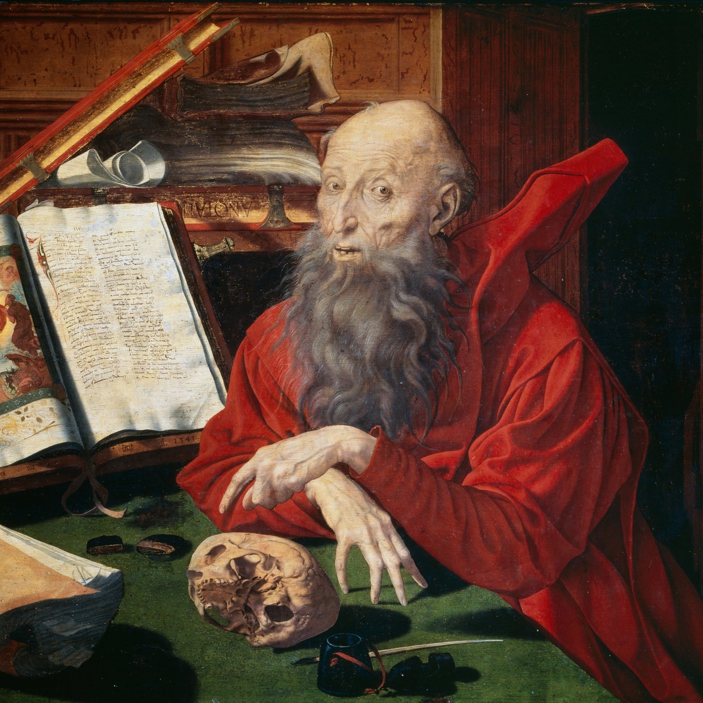 St. Jerome | Marinus Claesz | 1541