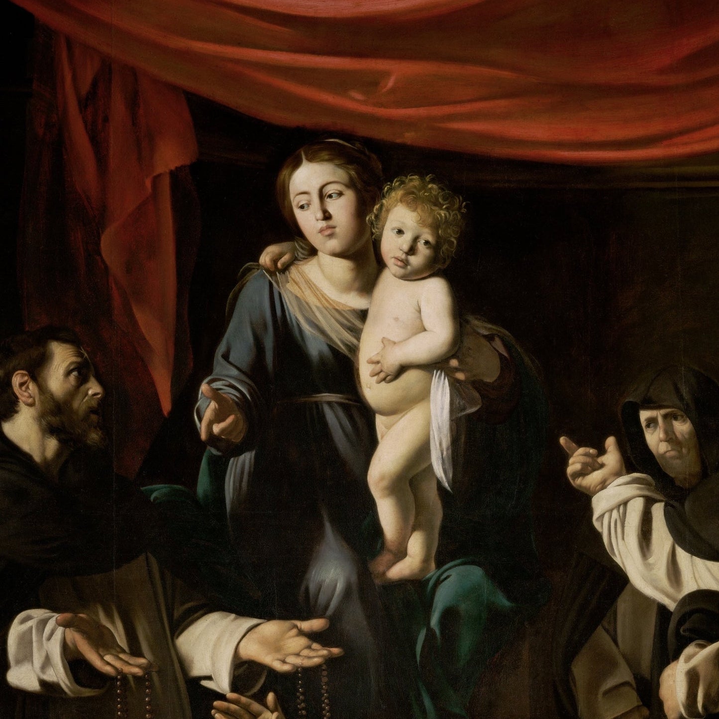 Madonna of the Rosary | Caravaggio | 1607