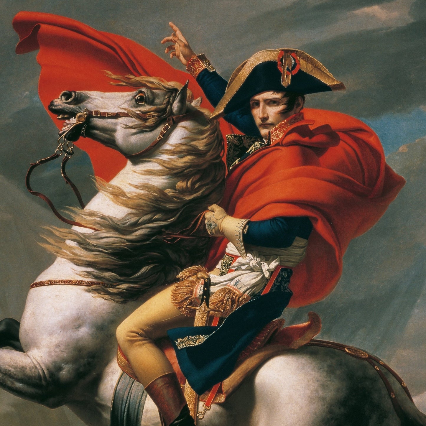 Napoleon Crossing the Alps | Jacques-Louis David | 1801