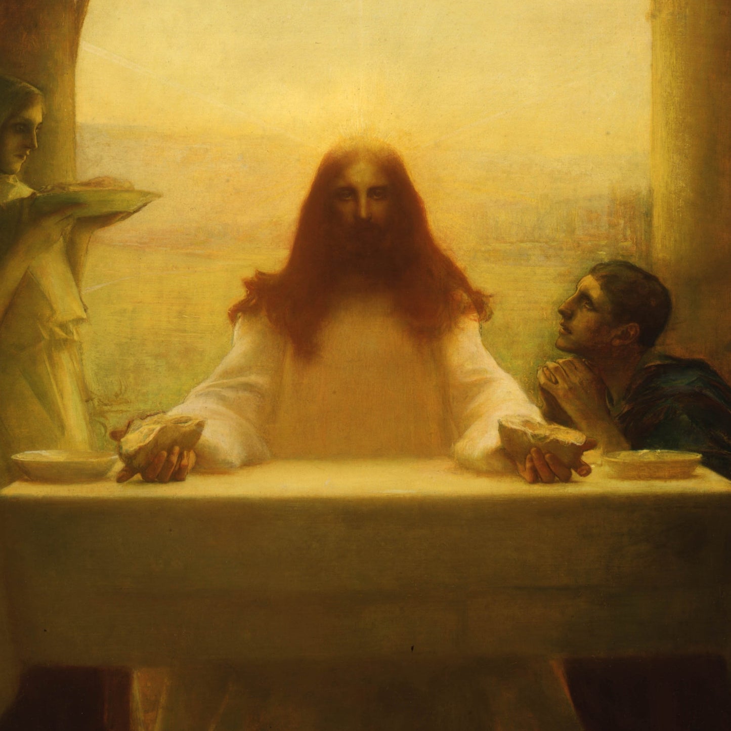Christ and the Disciples at Emmaus | Pascal Dagnan-Bouveret | 1896-97