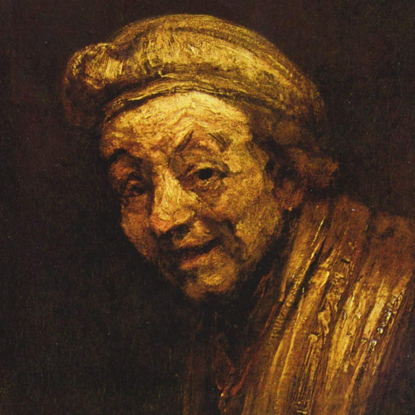 Self-portrait as Zeuxis Laughing | Rembrandt | c. 1662