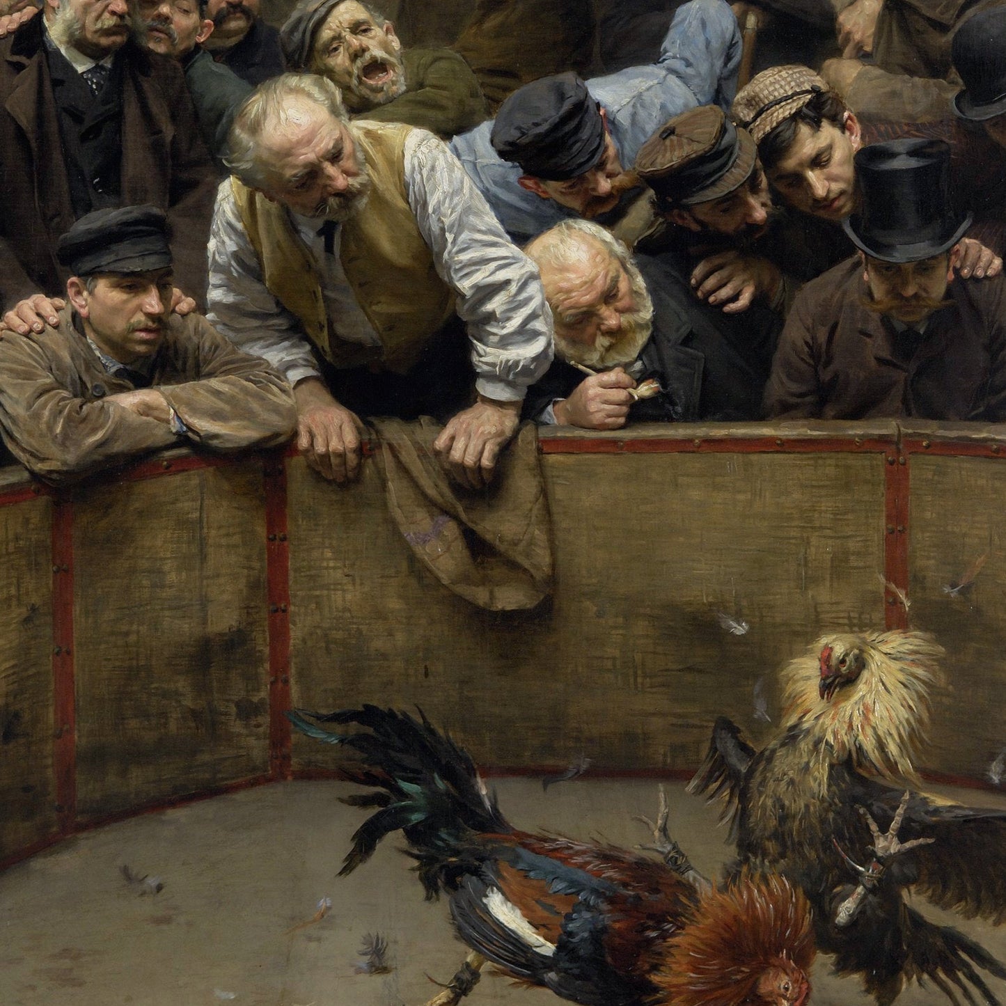 Cockfight in Flanders | Rémy Cogghe | 1889
