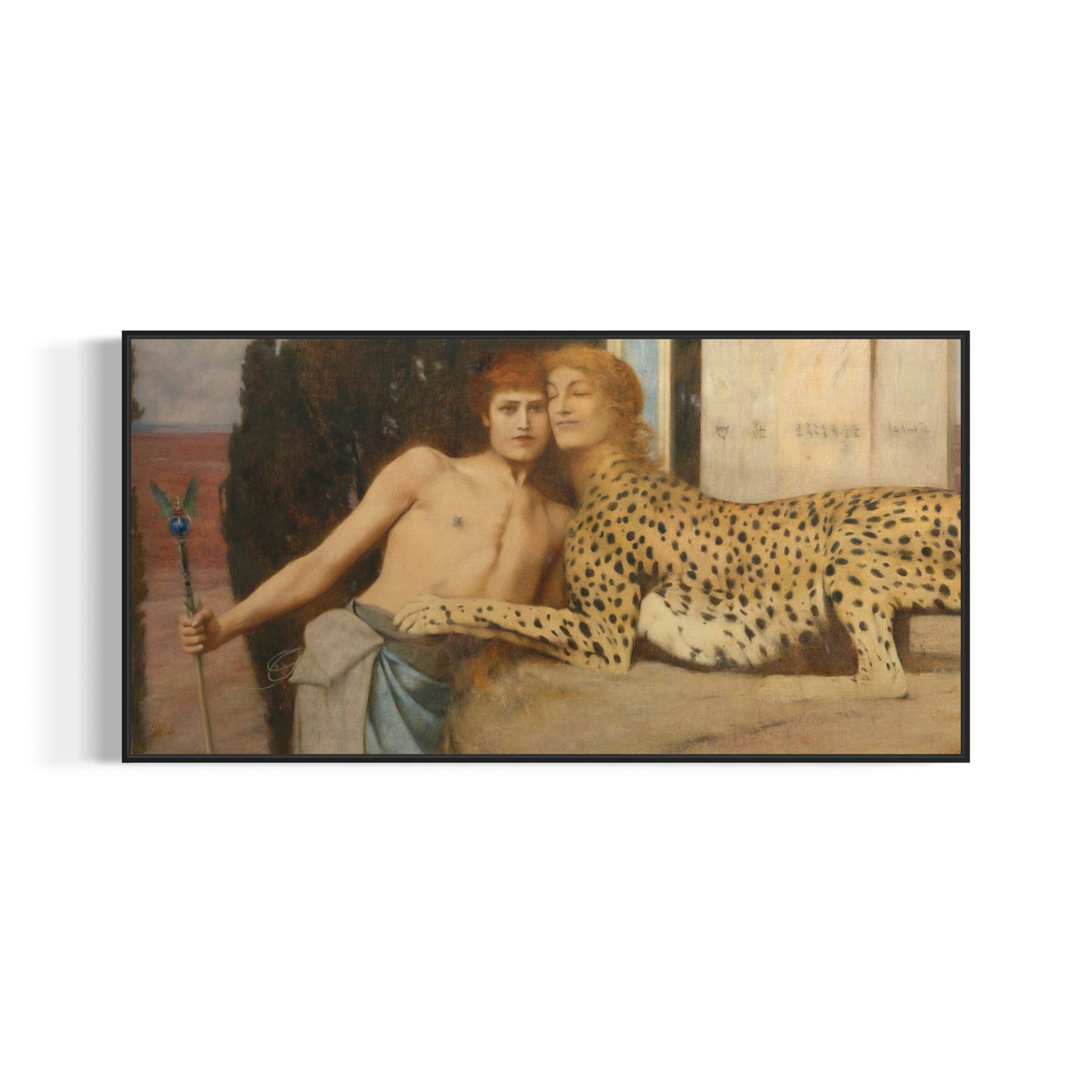 Caresses | Fernand Khnopff | 1896