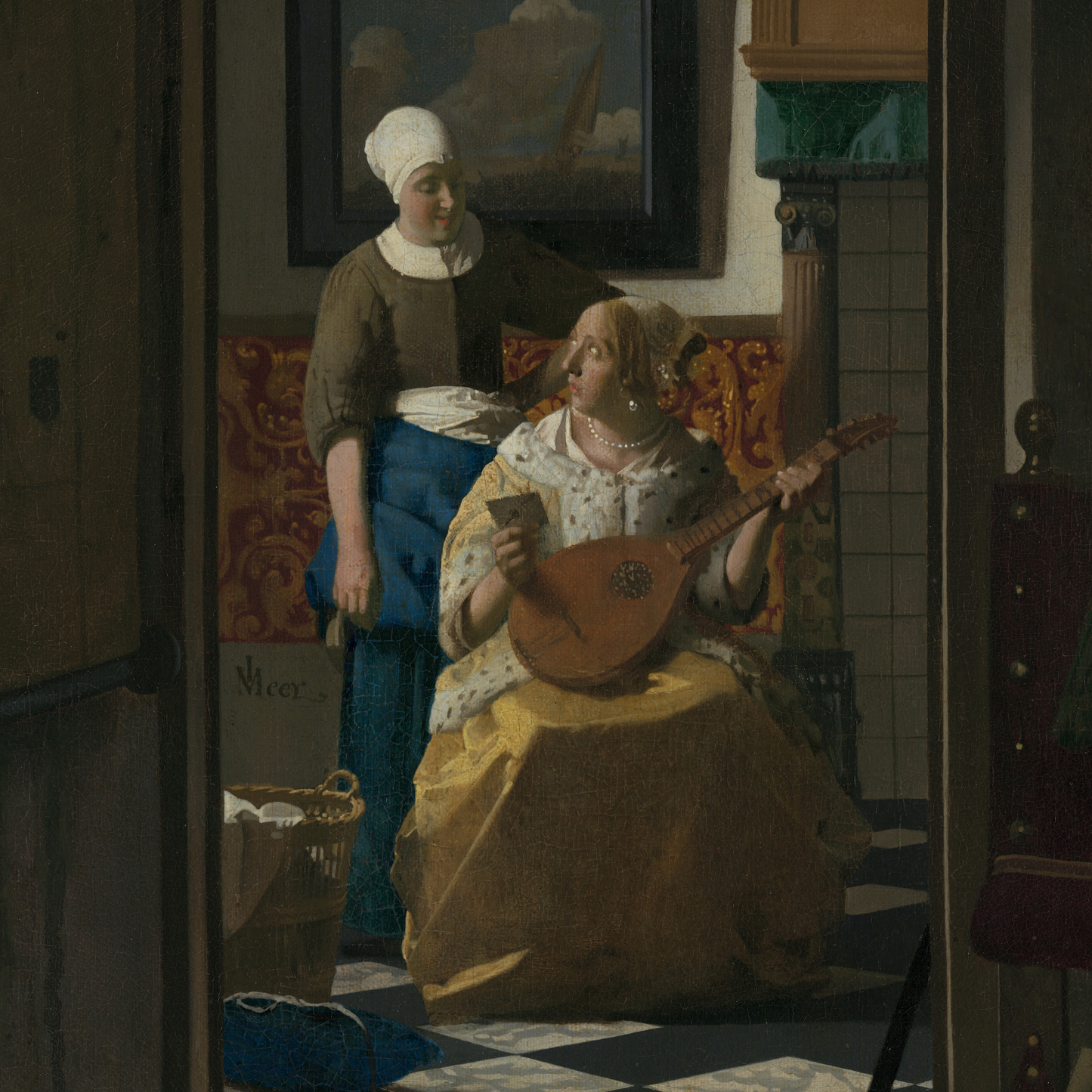 The Love Letter | Johannes Vermeer | c. 1669-70