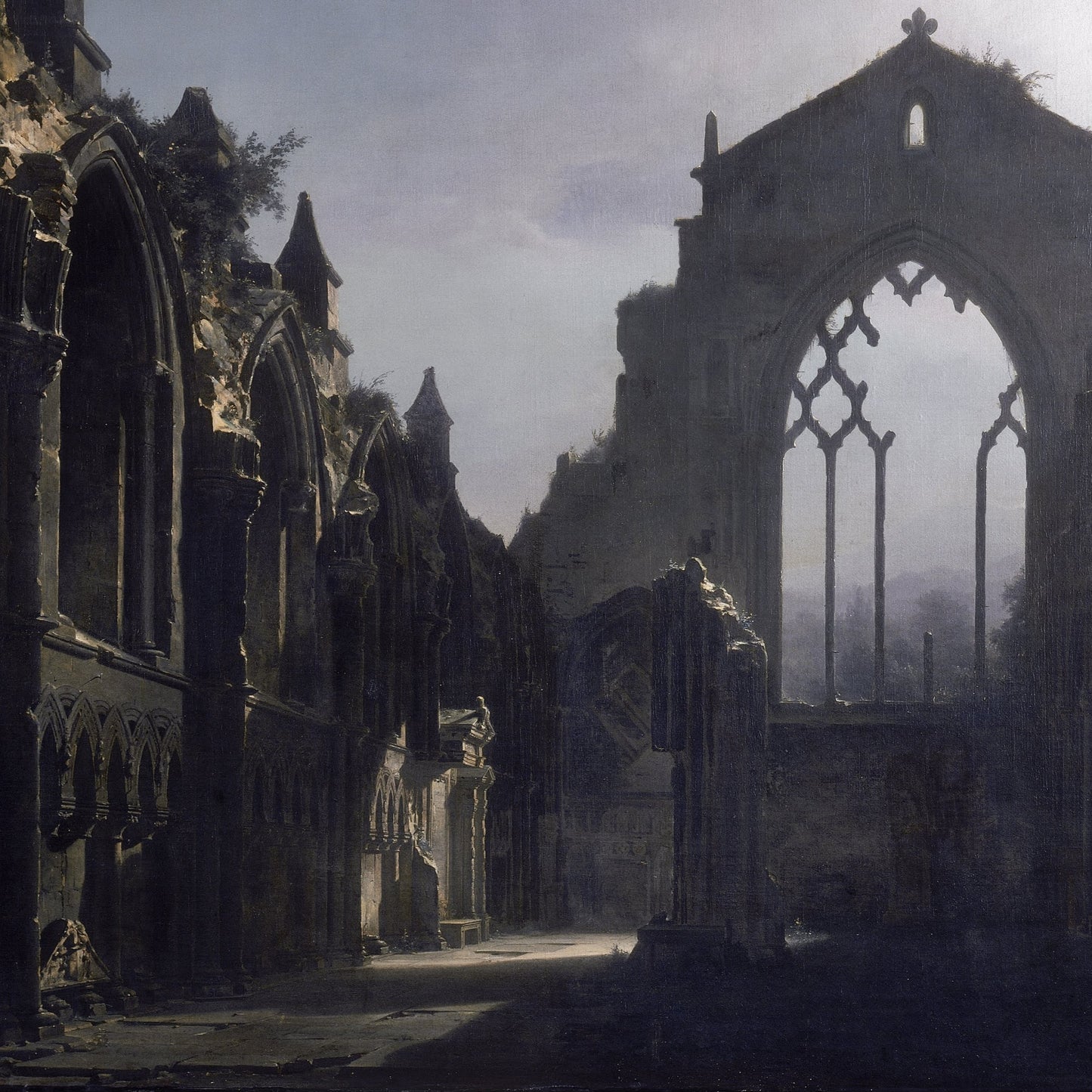 The Ruins of Holyrood Chapel | Louis Daguerre | c. 1824