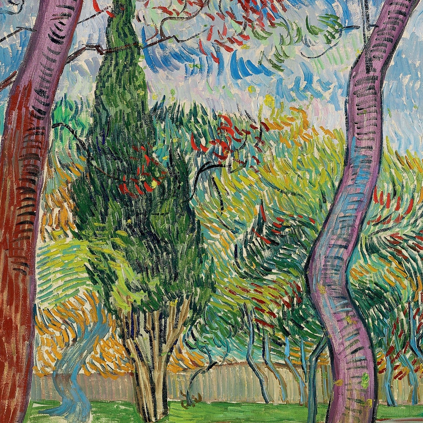 The Park at the Saint-Paul Hospital | Vincent van Gogh | 1889
