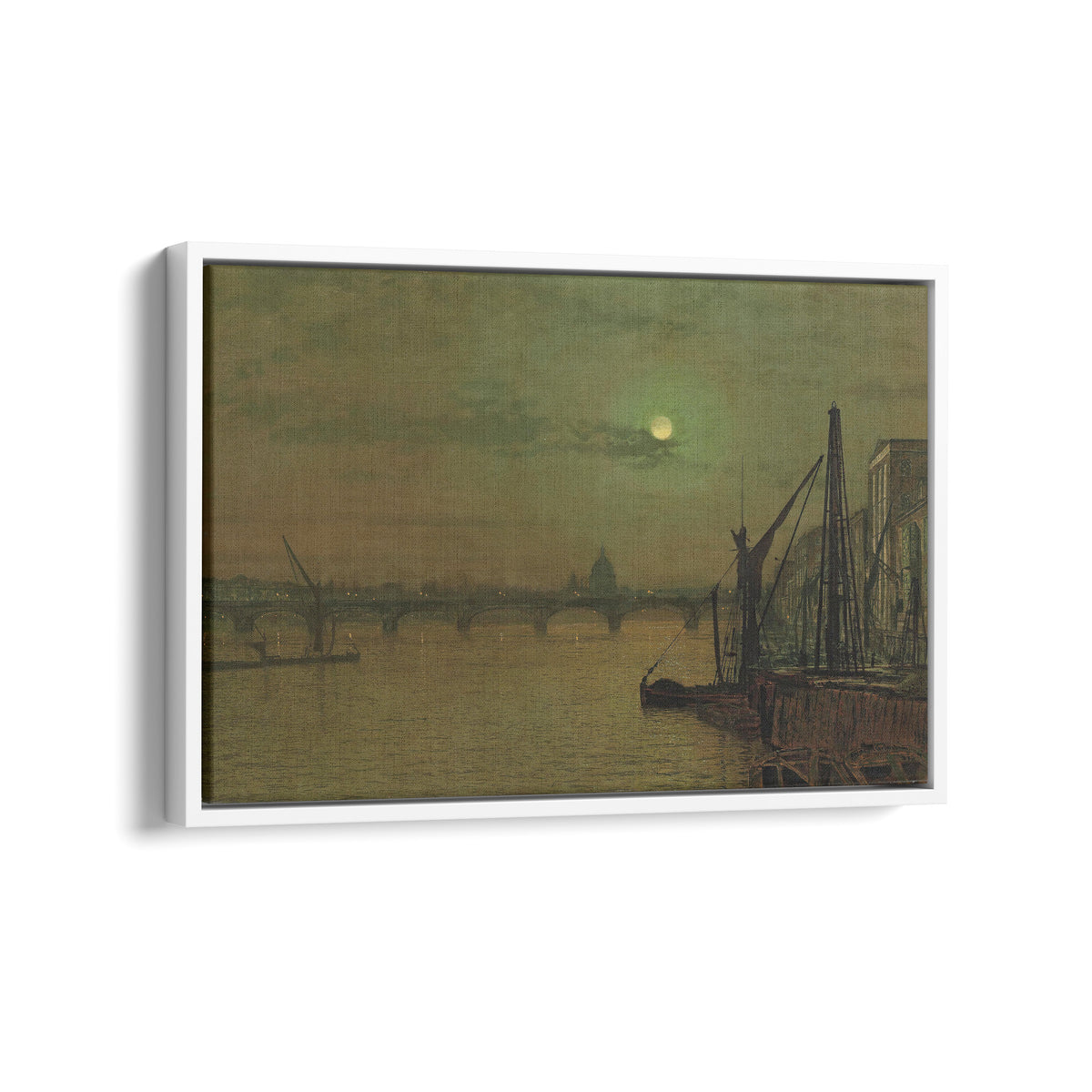 Waterloo Bridge, London, looking east | John Atkinson Grimshaw | 1883
