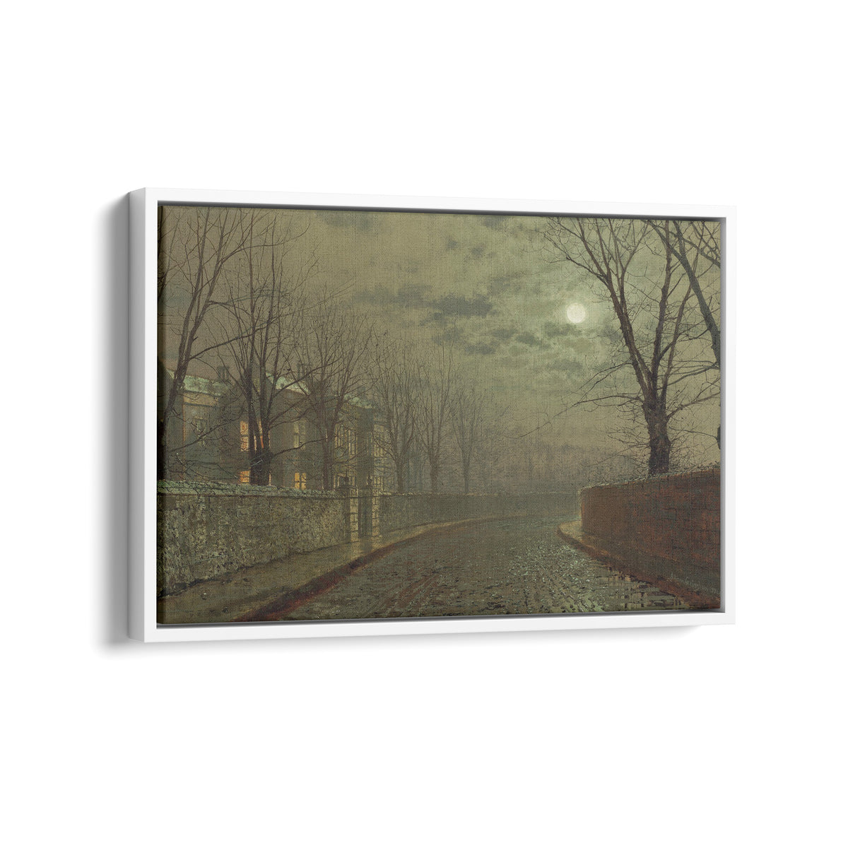 Silvery Moonlight | John Atkinson Grimshaw | 1882