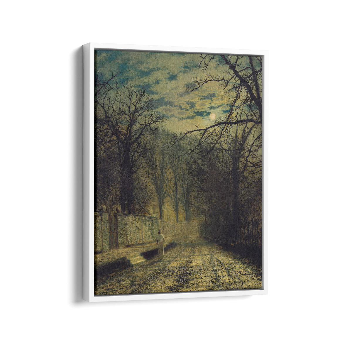 A Moonlit Street | John Atkinson Grimshaw | 1880