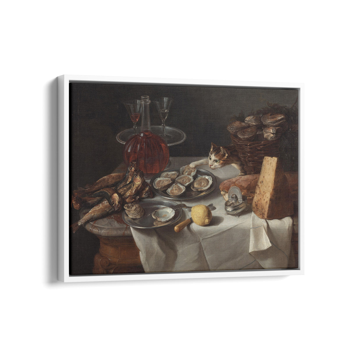 Still Life with Cat | Alexandre-François Desportes | c. 1705