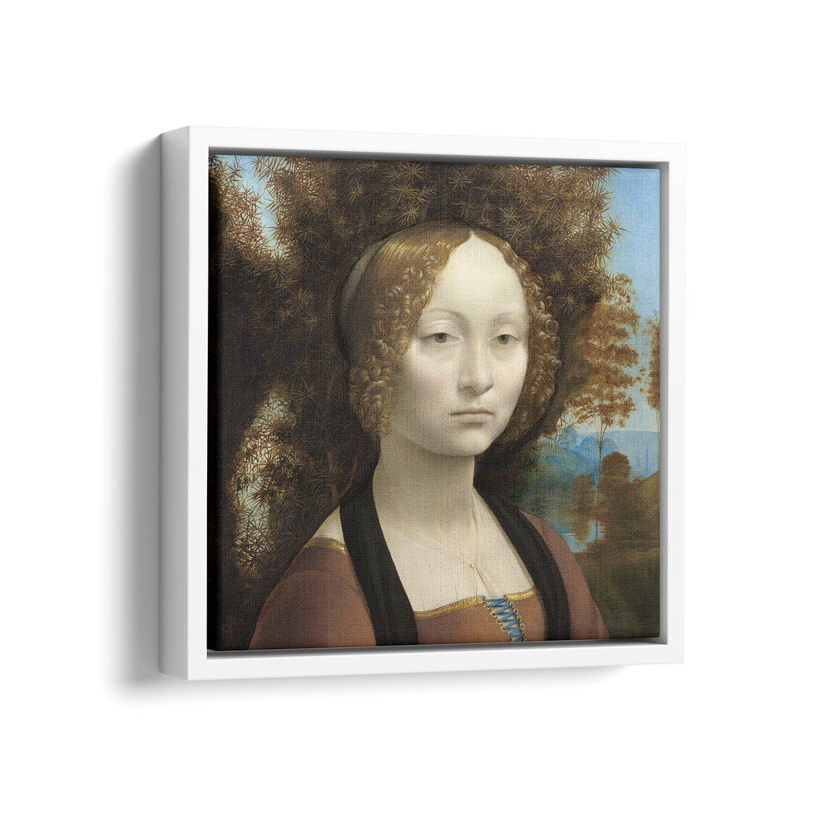 Portrait of Ginevra de' Benci | Leonardo da Vinci | c. 1474-78