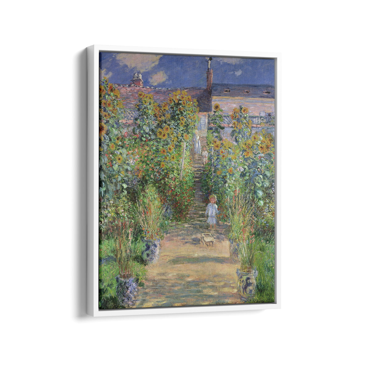 Monet's Garden at Vétheuil | Claude Monet | 1880