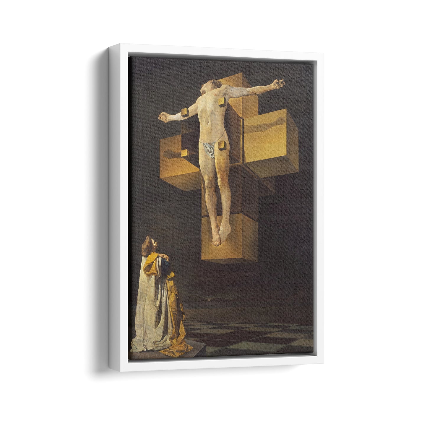 Crucifixion (Corpus Hypercubus) | Salvador Dalí | 1954
