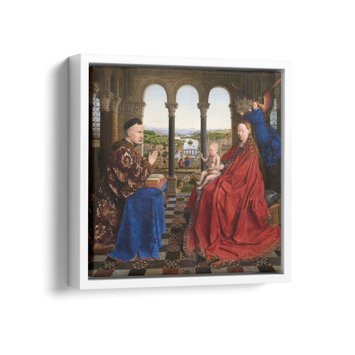 Madonna of Chancellor Rolin | Jan van Eyck | c. 1435