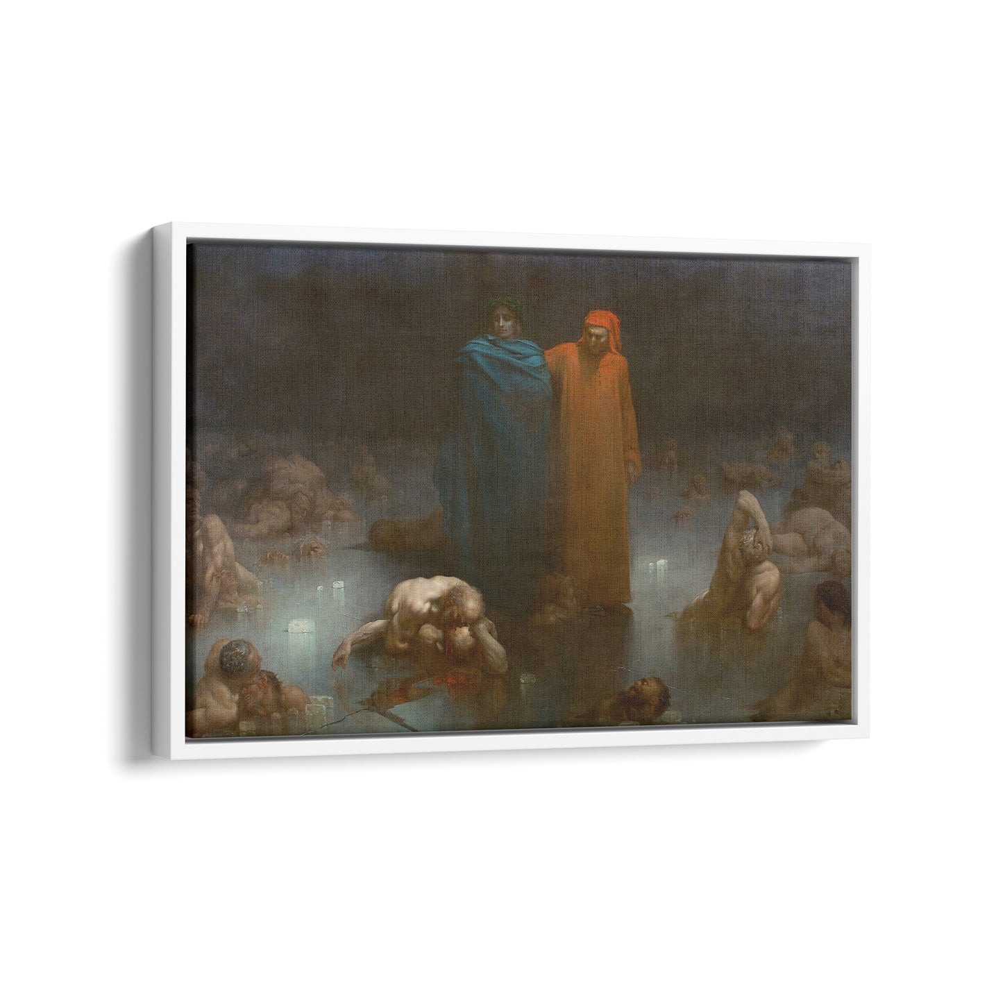 Dante and Virgil in the Ninth Circle of Hell | Gustave Doré | 1861