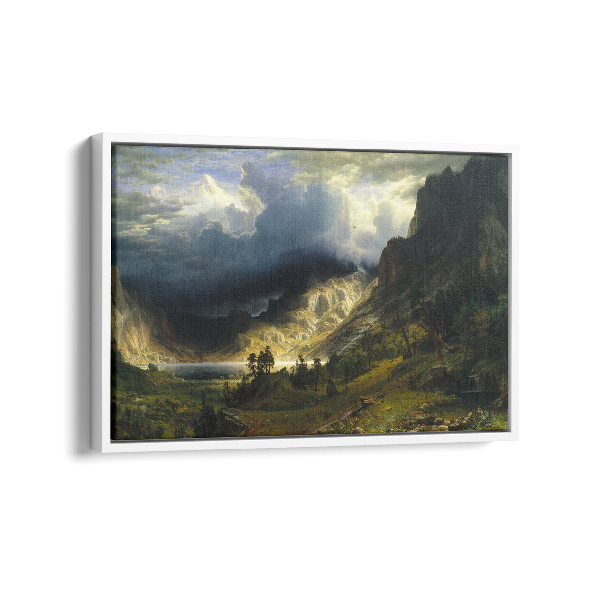 A Storm in the Rocky Mountains, Mt. Rosalie | Albert Bierstadt | 1866
