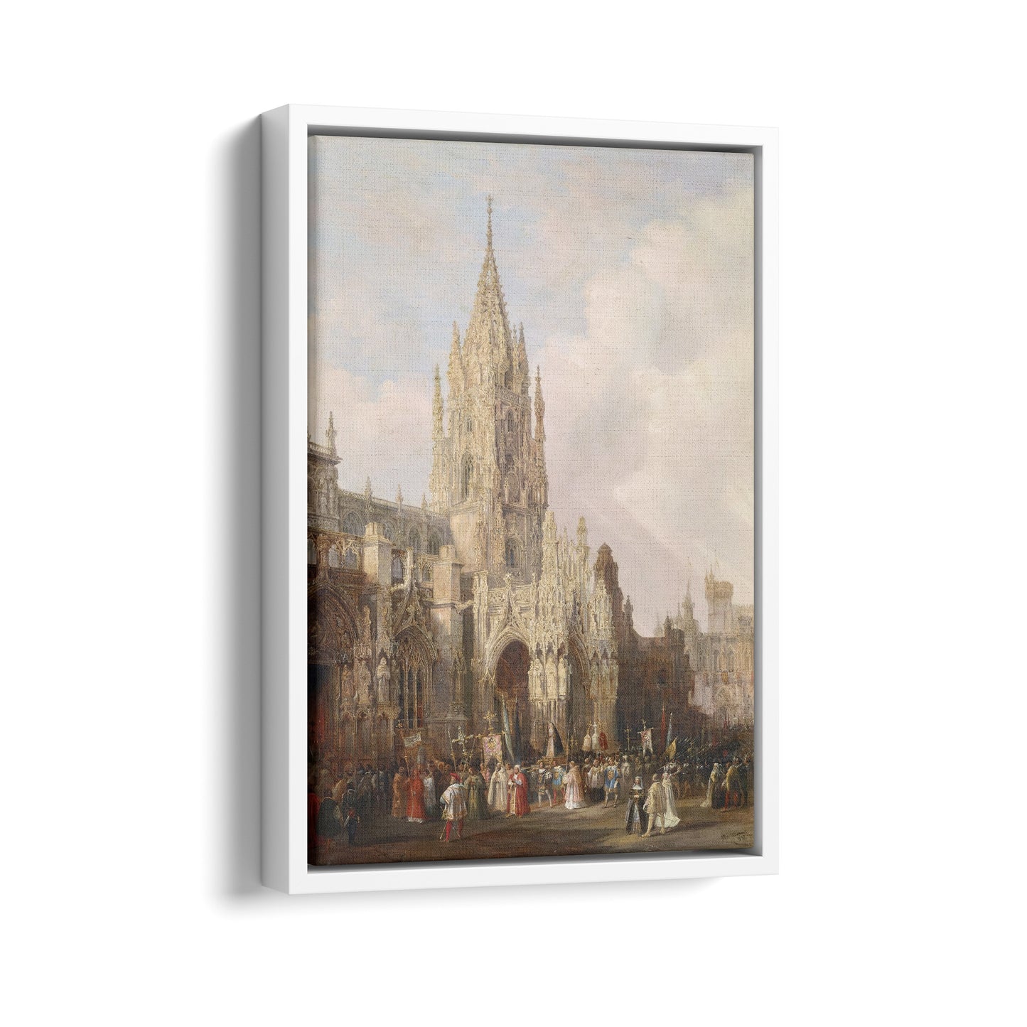 A Procession in the Cathedral of Oviedo | Genaro Pérez Villaamil | 1837