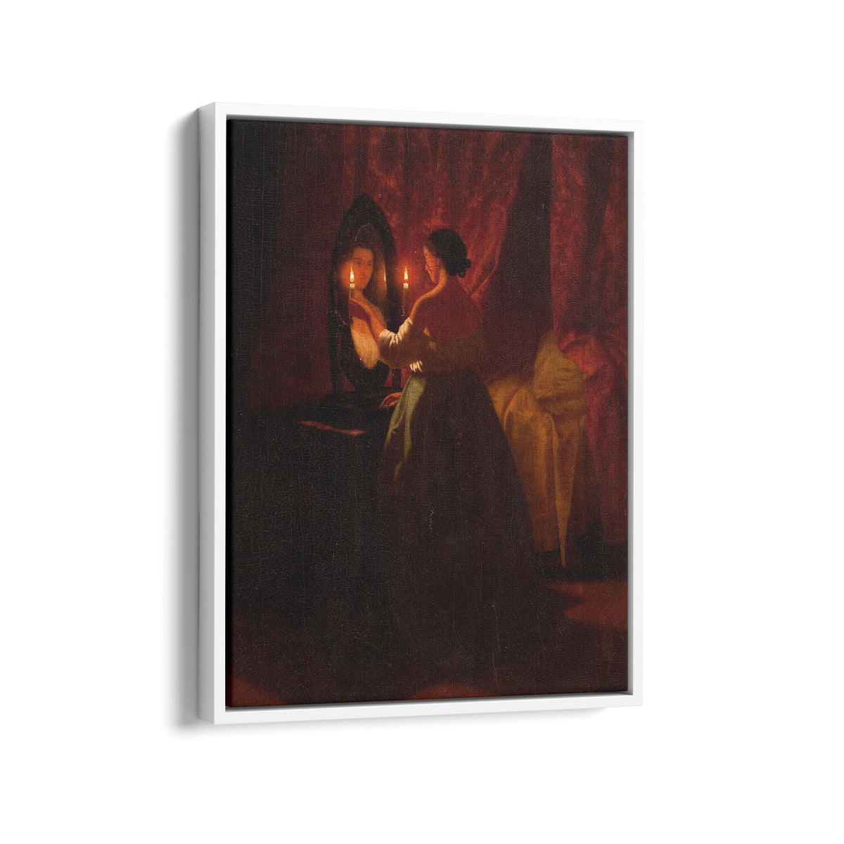 Woman at a Mirror | Johann Mongels Culverhouse | 19th Century