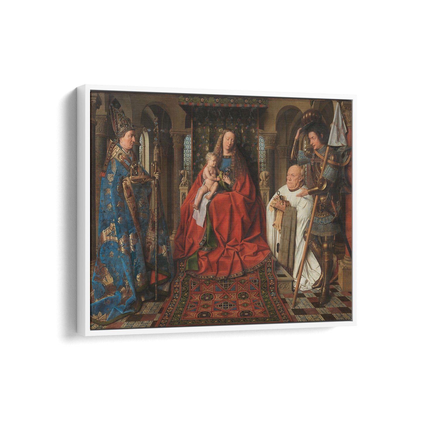Virgin and Child with Canon van der Paele | Jan van Eyck | c. 1434-36