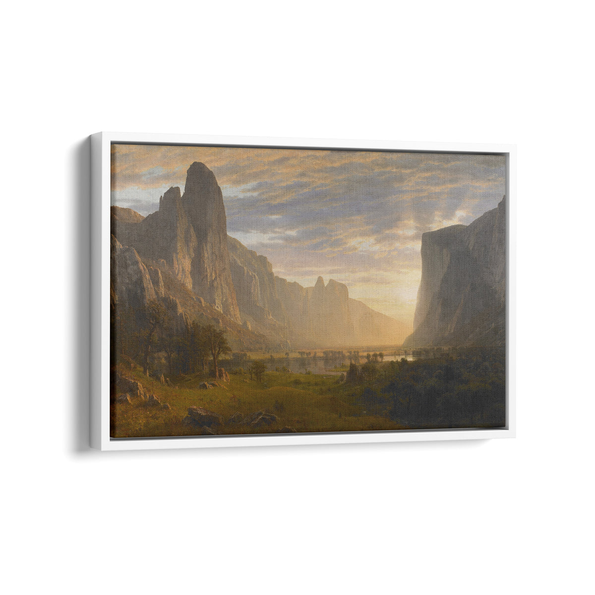 Looking Down Yosemite Valley, California | Albert Bierstadt | 1865