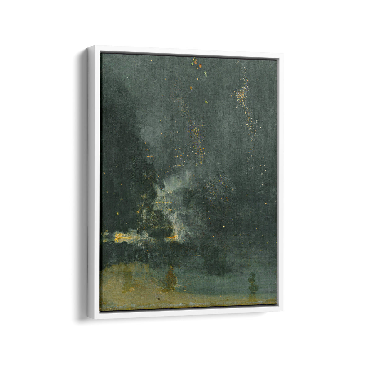 Nocturne in Black and Gold - The Falling Rocket | James Abbott McNeill Whistler | 1875