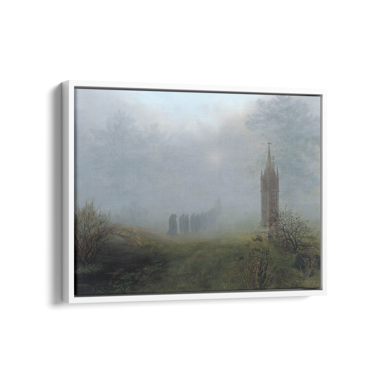 Procession in the Fog | Ernst Ferdinand Oehme | 1828