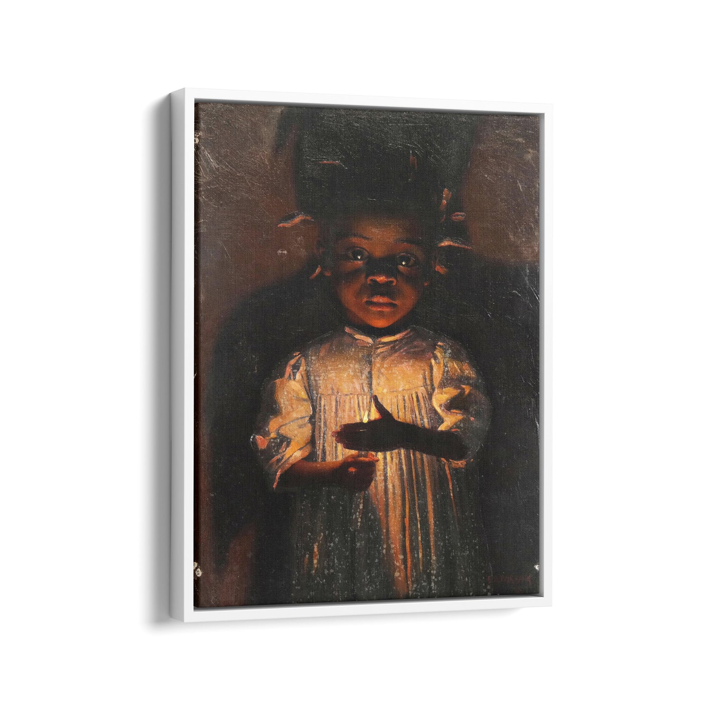 Girl with Candle | Elbridge Ayer Burbank | 1896