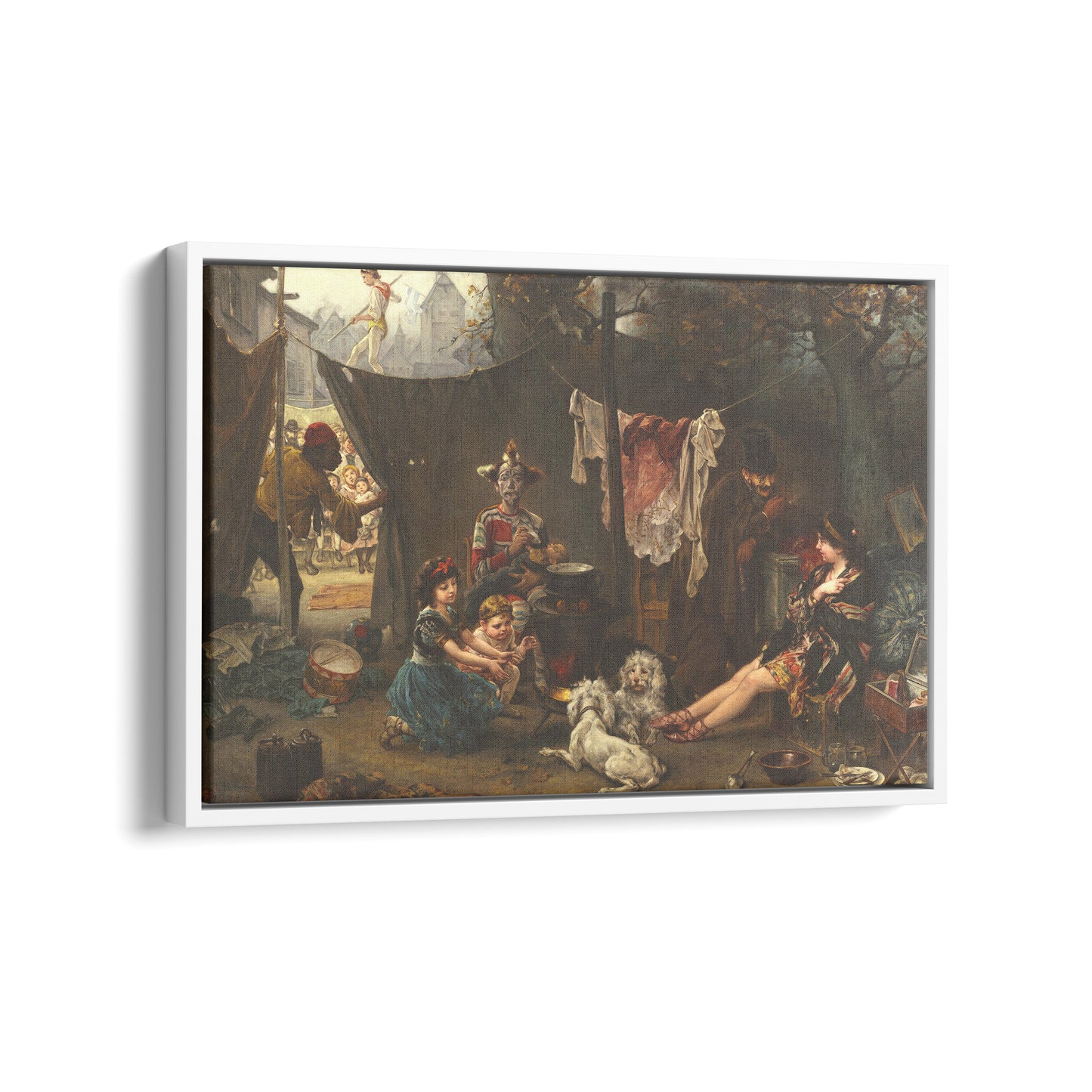 Behind the Scenes | Ludwig Knaus | 1880