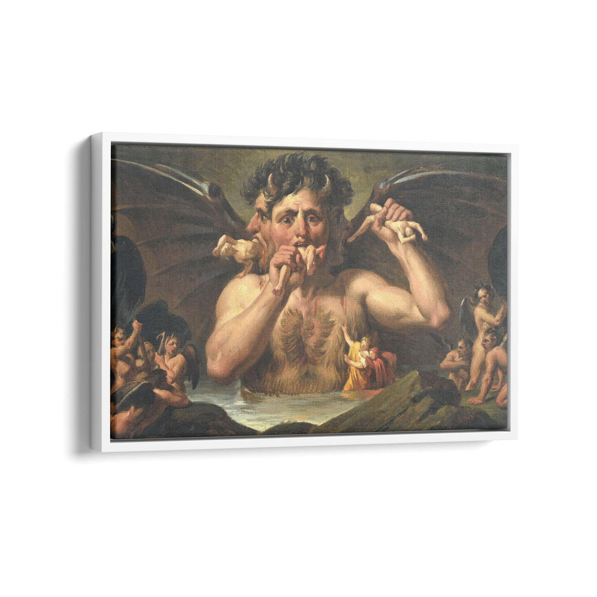 Lucifer in the Giudecca | Filippo Bigioli | 1860