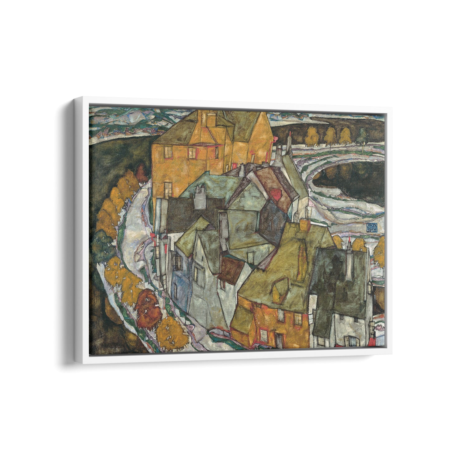 Crescent of Houses II | Egon Schiele | 1914