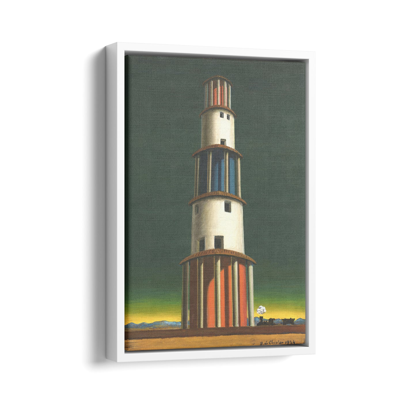La Torre e Il Treno | Giorgio de Chirico | 1934