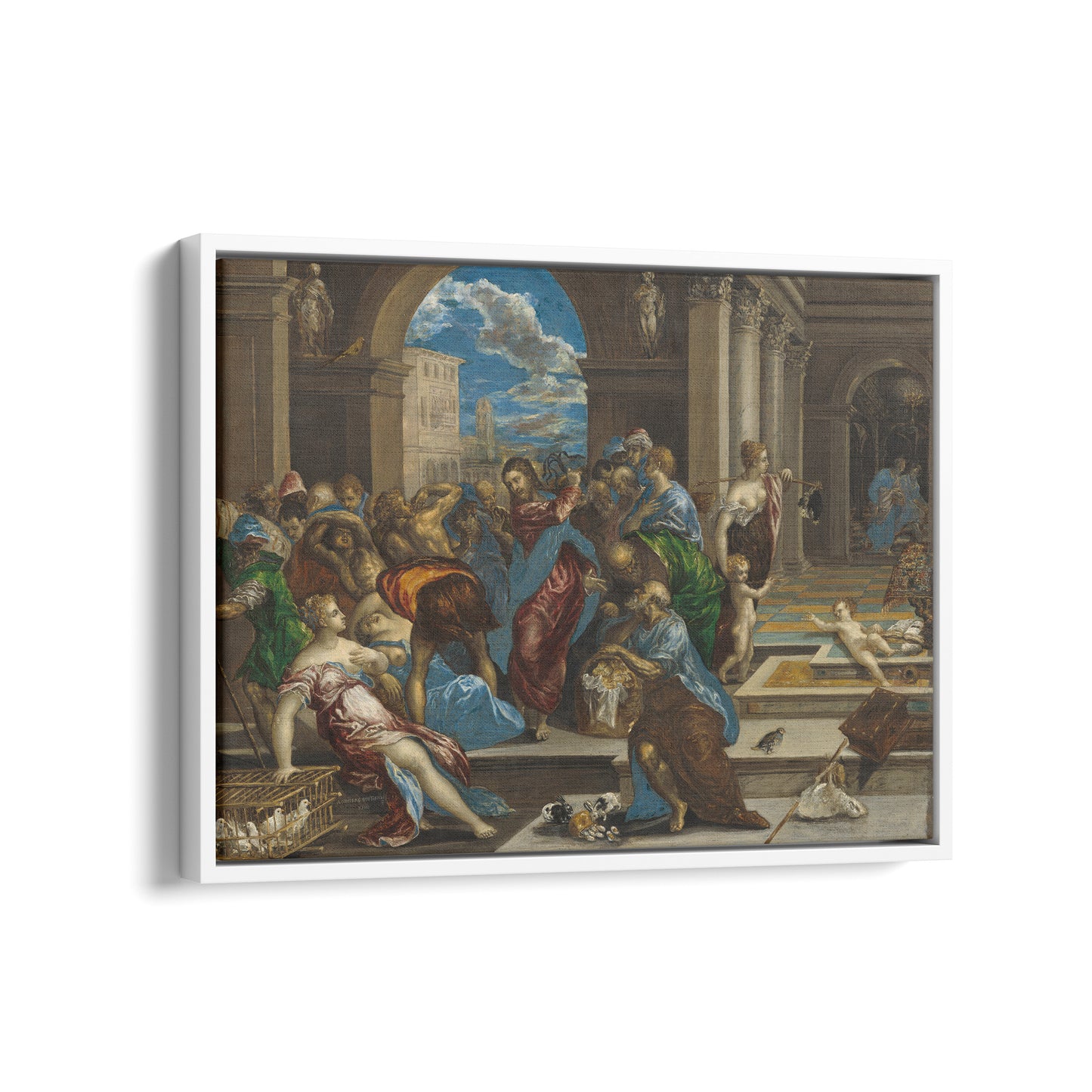 Christ Driving the Money Changers from the Temple (First Version) | El Greco | 1568