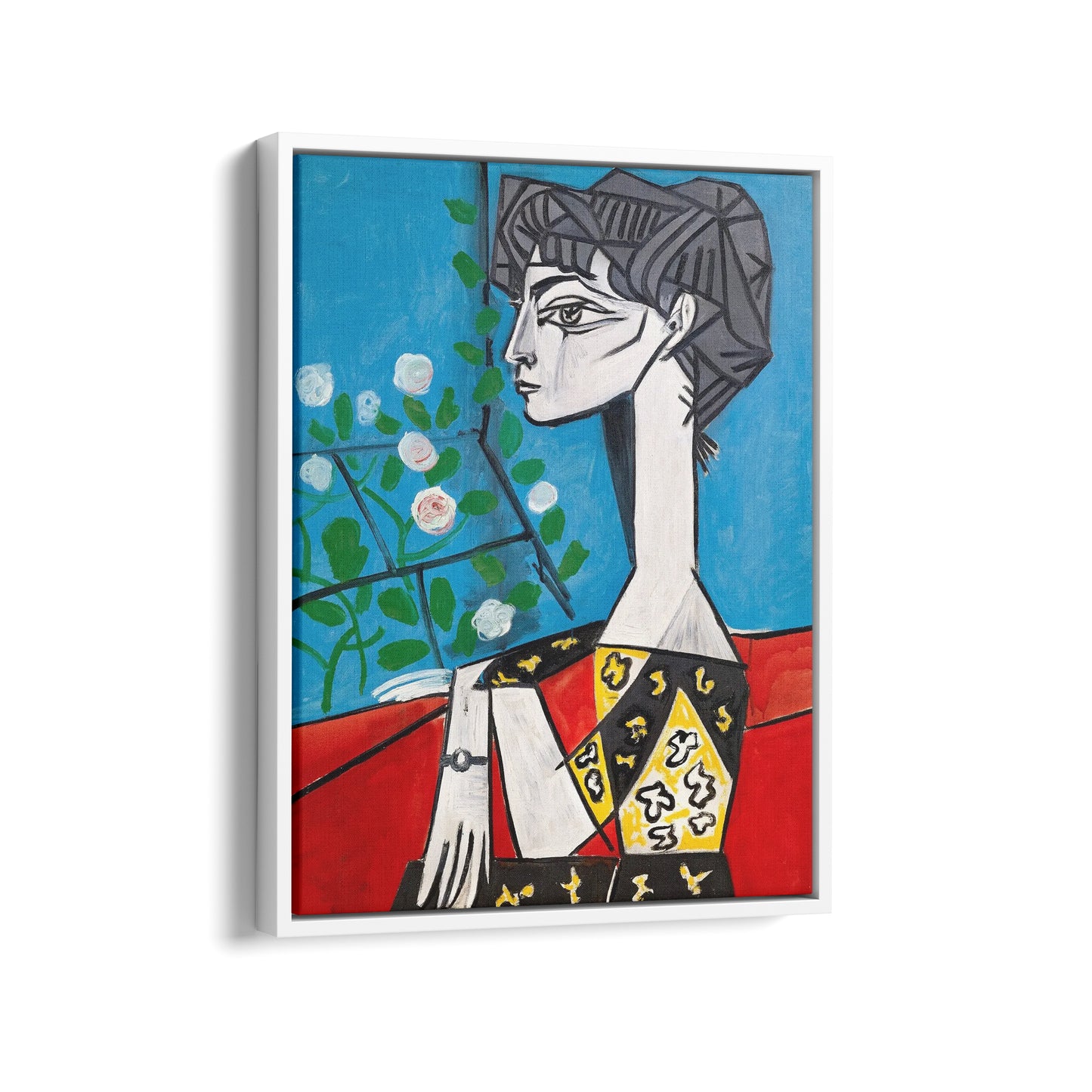 Jacqueline with Flowers | Pablo Picasso | 1954