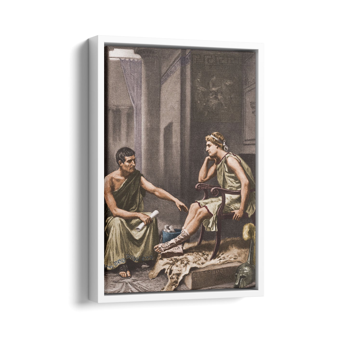 Aristotle tutoring Alexander the Great | Jean-Léon Gerôme | 1895