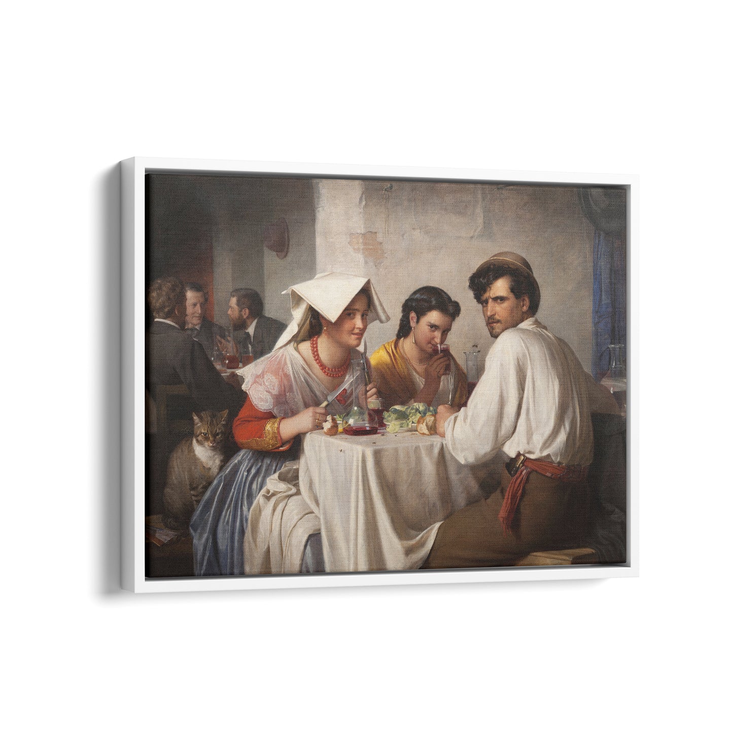 In a Roman Osteria | Carl Bloch | 1866
