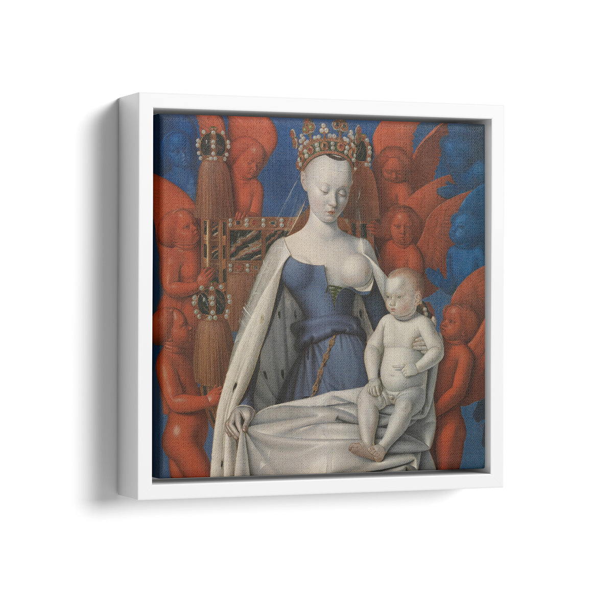 Madonna Surrounded by Seraphim and Cherubim | Jean Fouquet | c. 1455