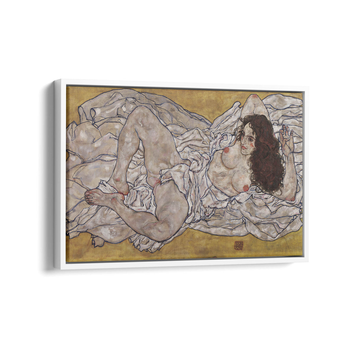 Reclining Woman | Egon Schiele | 1917