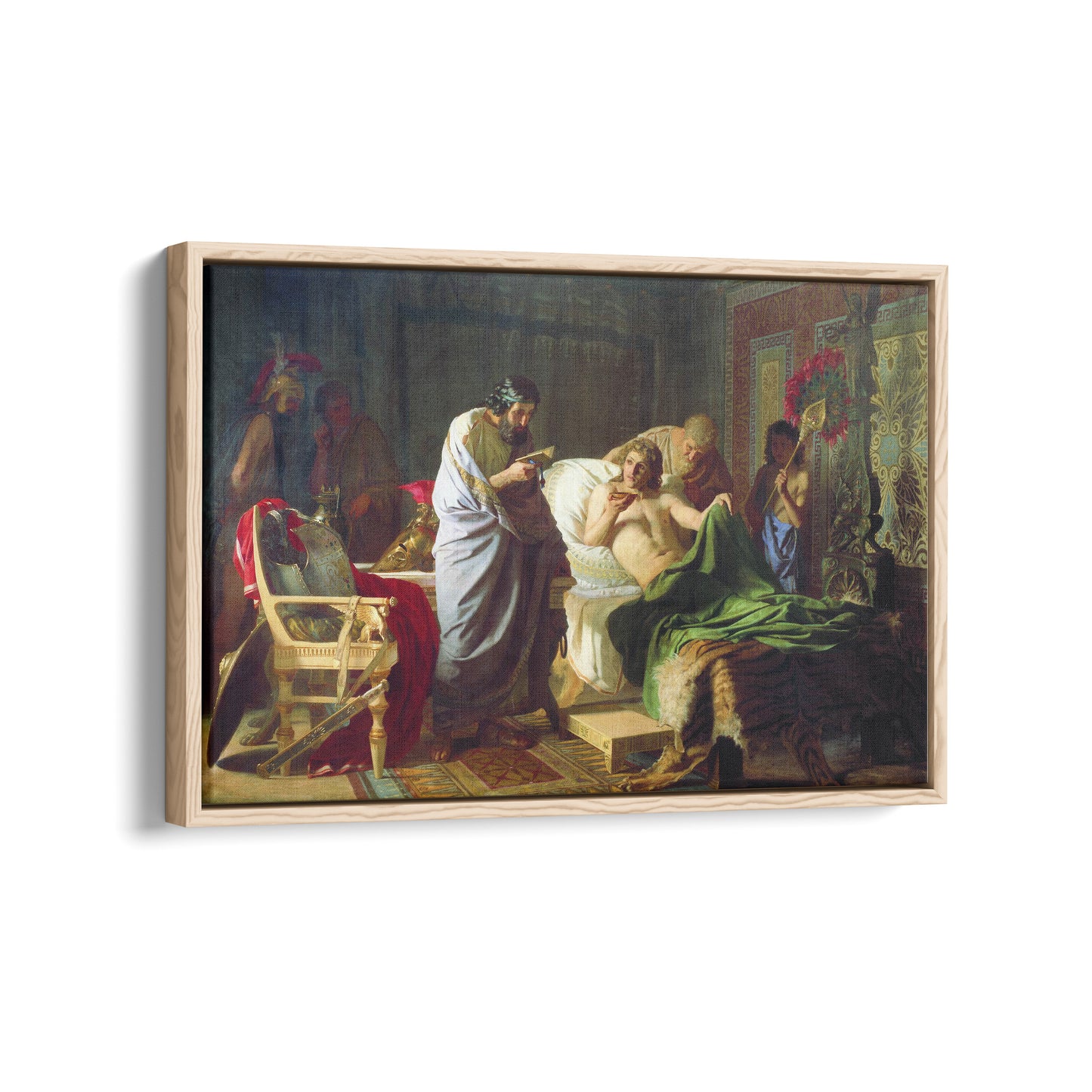 Alexander the Great and Physician Phillip of Arcarnania | Henryk Siemiradzki | 1870